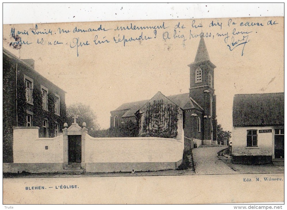 HANNUT BLEHEN L'EGLISE RARE - Hannut