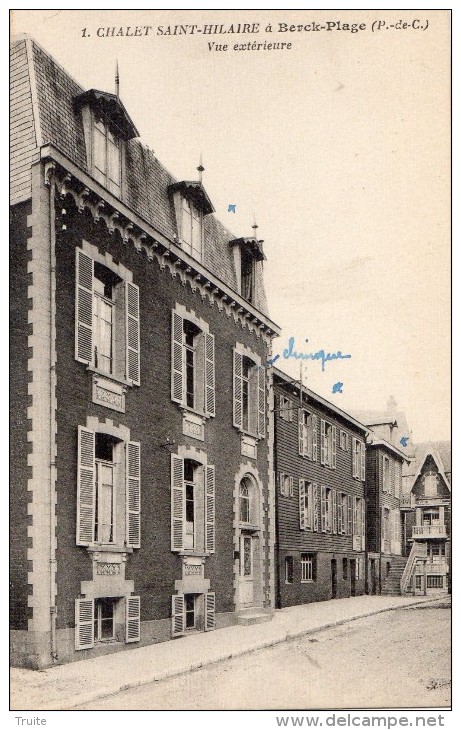 BERCK-PLAGE CHALET SAINT-HILAIRE VUE EXTERIEURE - Berck