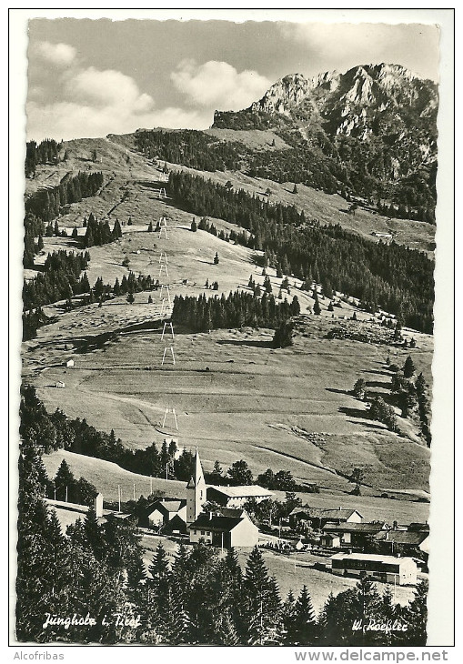 Autriche CPA Photo Jungholz Vue Du Village 1959 - Jungholz