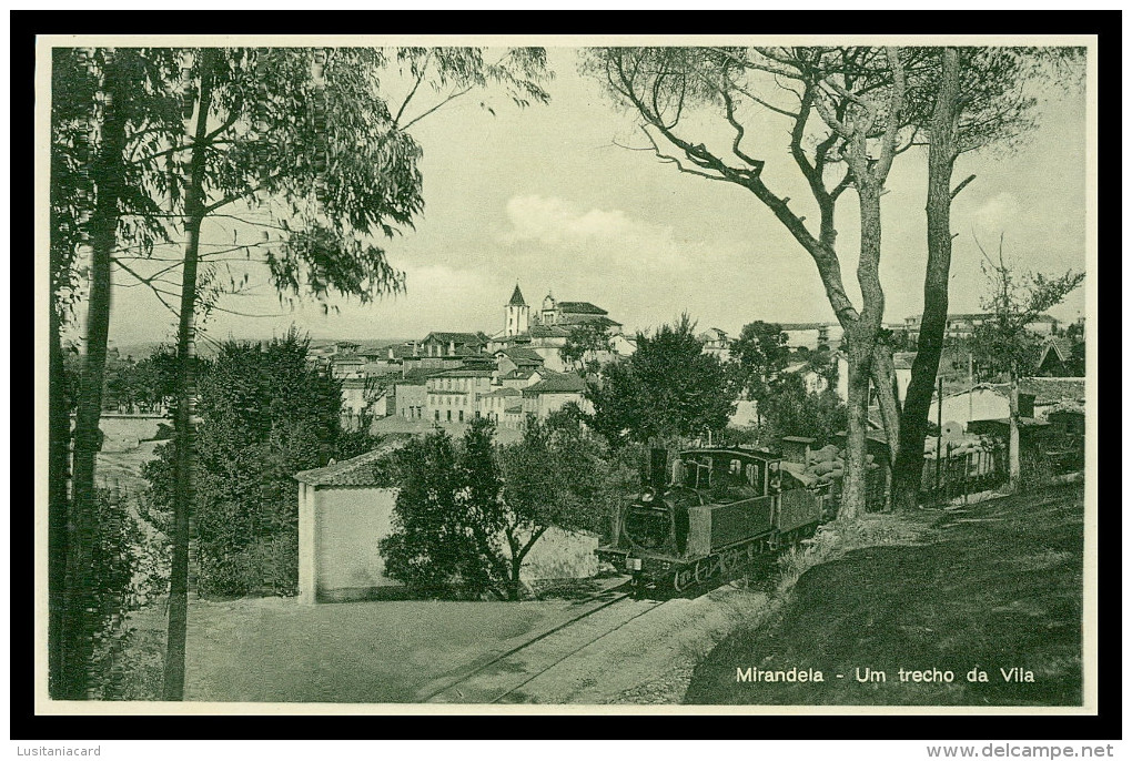 MIRANDELA  - Um Trecho Da Vila ( Ed. António Adelino Martins)  Carte Postale - Bragança