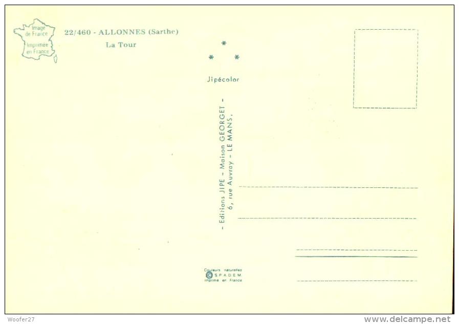 CPM  ALLONNES , La Tour     Et Son Quartier - Allonnes