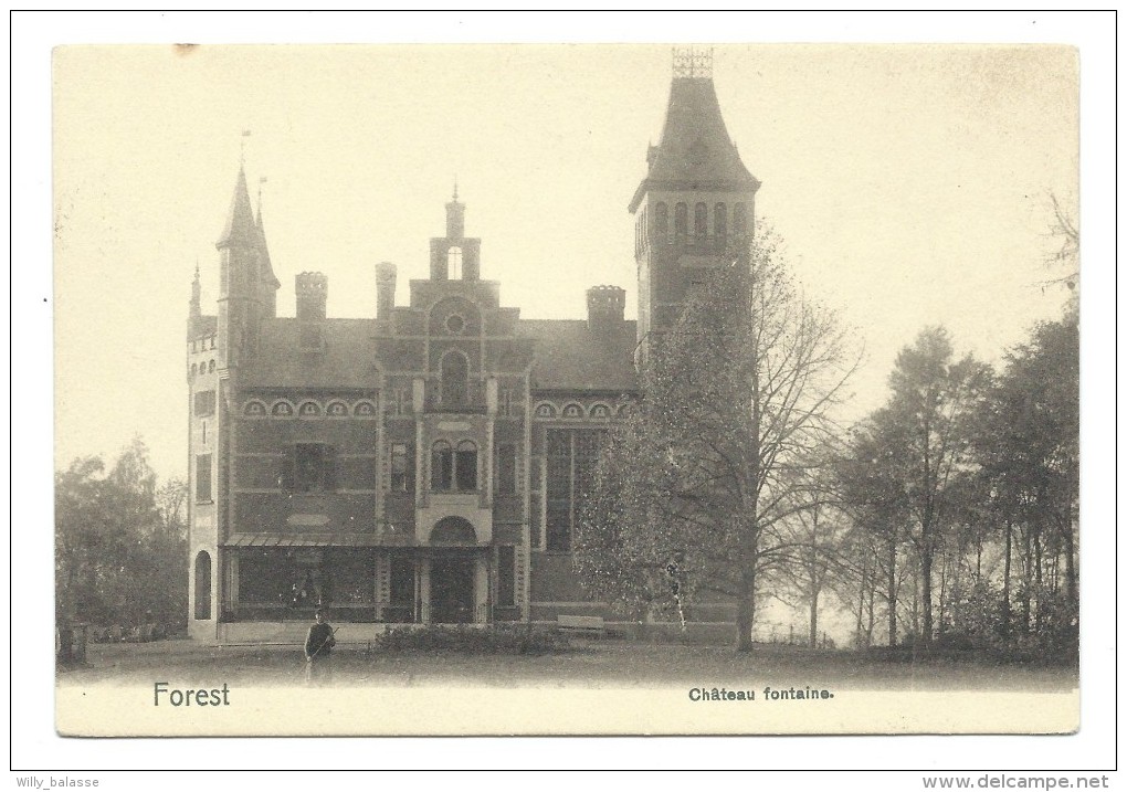 CPA - FOREST - VORST - Château Fontaine - Kasteel  // - Forest - Vorst