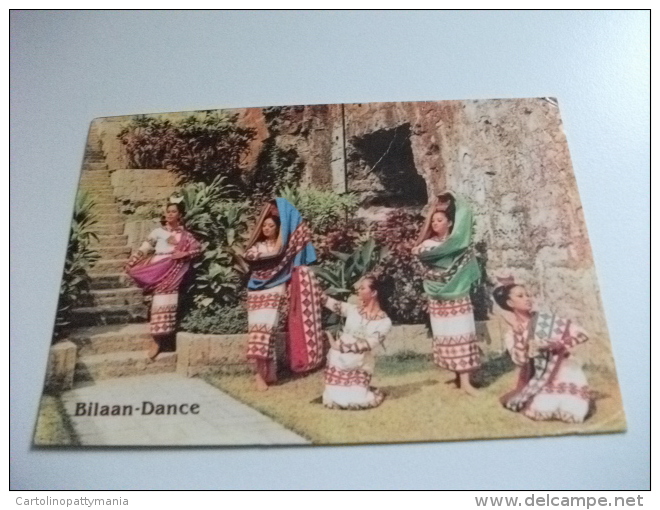 STORIA POSTALE FRANCOBOLLO COMMEMORATIVO UCCELLO BIRD FILIPPINE BILAAN DANCE DONNE COSTUMI - Filippine