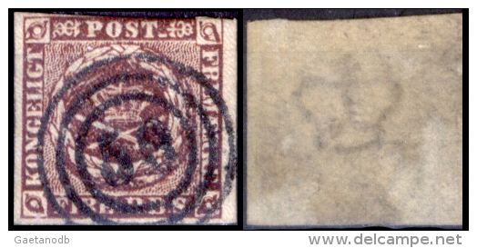 Danimarca-F0002 - 1851 - Y&T: N. 2 (o) - Privo Di Difetti Occulti. - Used Stamps