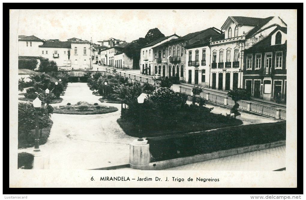 MIRANDELA - Jardim Dr. J. Trigo De Negreiros ( Ed. Alexandre José Fernandes Nº 6) Carte Postale - Bragança