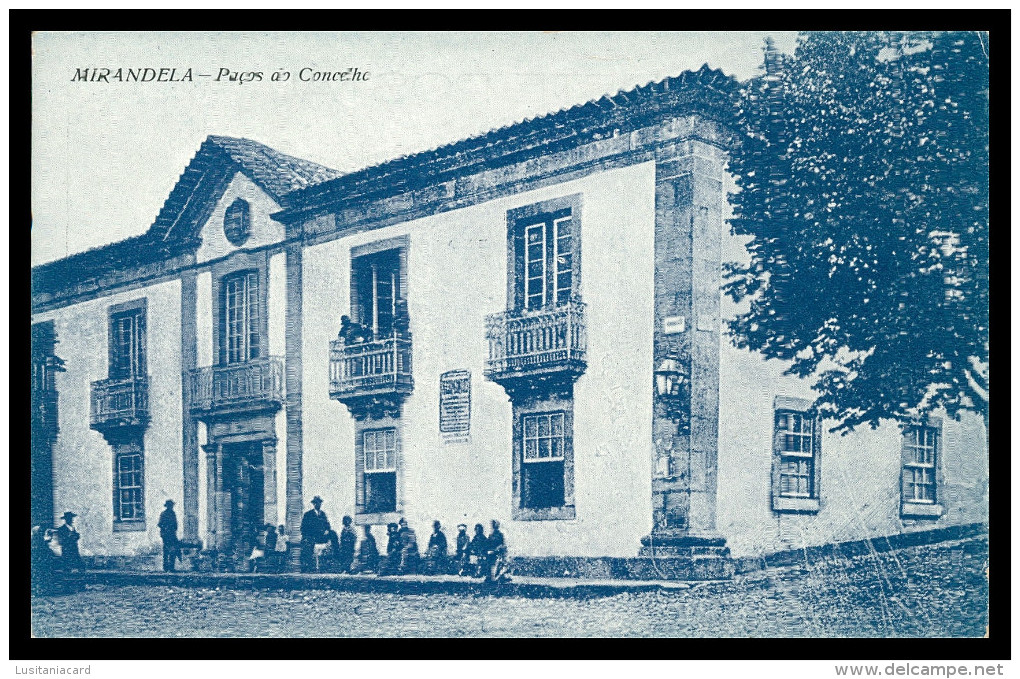 MIRANDELA - Paços Do Concelho ( Ed. " O Commercio Do Porto") Carte Postale - Bragança