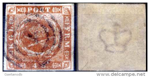 Danimarca-F0007 - 1854 - Y&T: N. 4 (o) - Privo Di Difetti Occulti. - Used Stamps