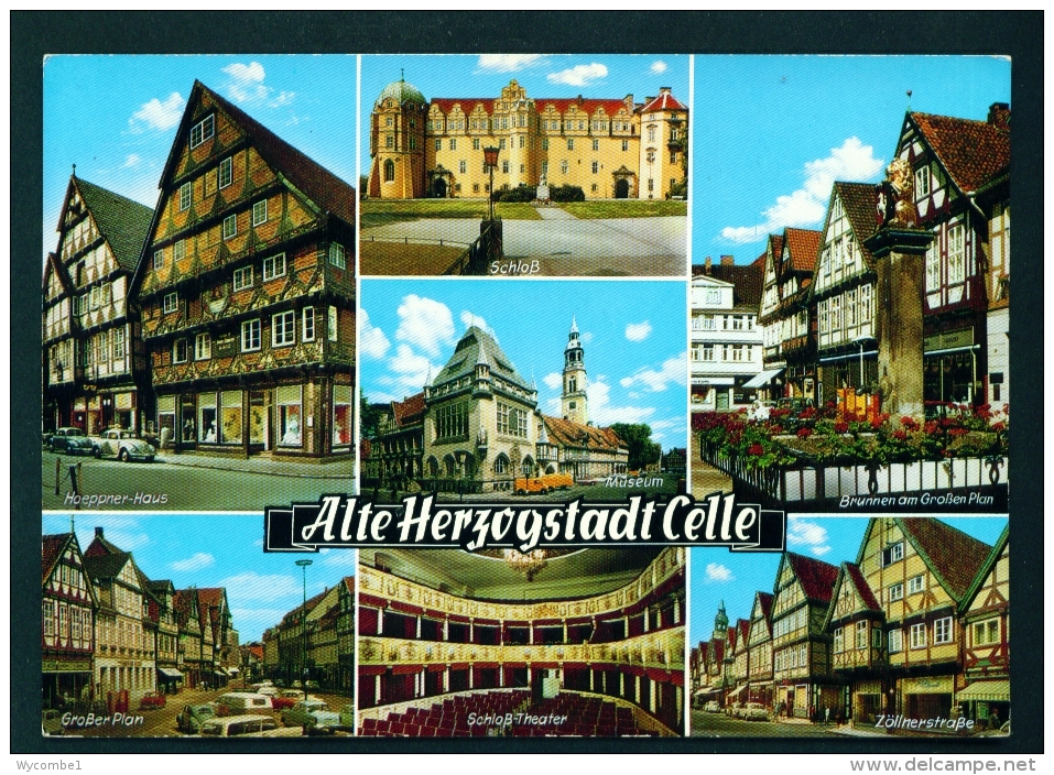 GERMANY  -  Celle  Multi View  Unused Postcard As Scan - Celle