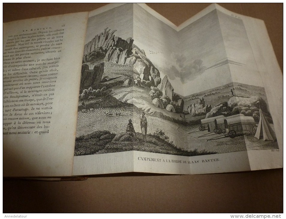 1783-84 et 85 tome 1 et 2 Second VOYAGE dans l'intérieur de l'AFRIQUE par le Cap de Bonne Espérance , par F. Levaillant