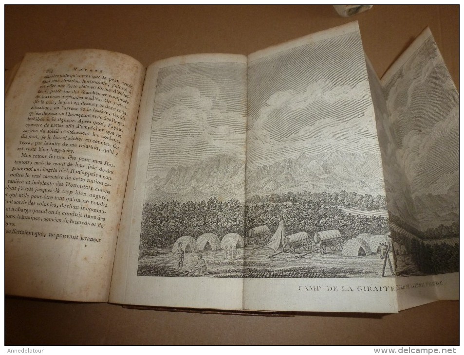 1783-84 et 85 tome 1 et 2 Second VOYAGE dans l'intérieur de l'AFRIQUE par le Cap de Bonne Espérance , par F. Levaillant