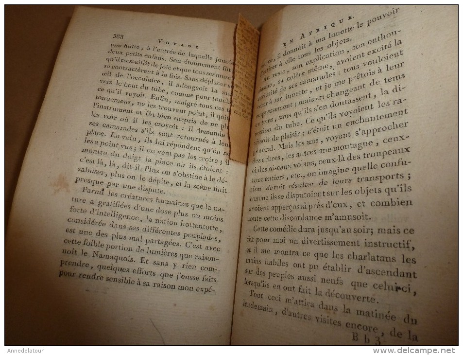 1783-84 et 85 tome 1 et 2 Second VOYAGE dans l'intérieur de l'AFRIQUE par le Cap de Bonne Espérance , par F. Levaillant