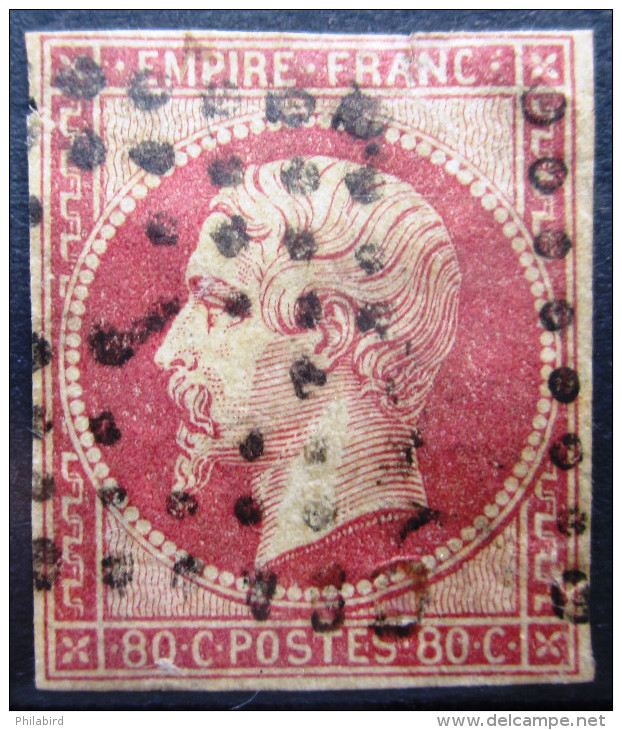 FRANCE               N° 17A             OBLITERE - 1853-1860 Napoleone III