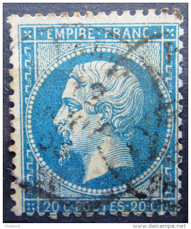 FRANCE               N° 22             OBLITERE (CAD T15) - 1862 Napoléon III