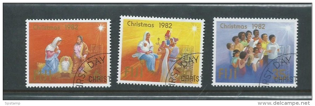 Fiji 1982 Christmas Set 3  FU - Fiji (1970-...)