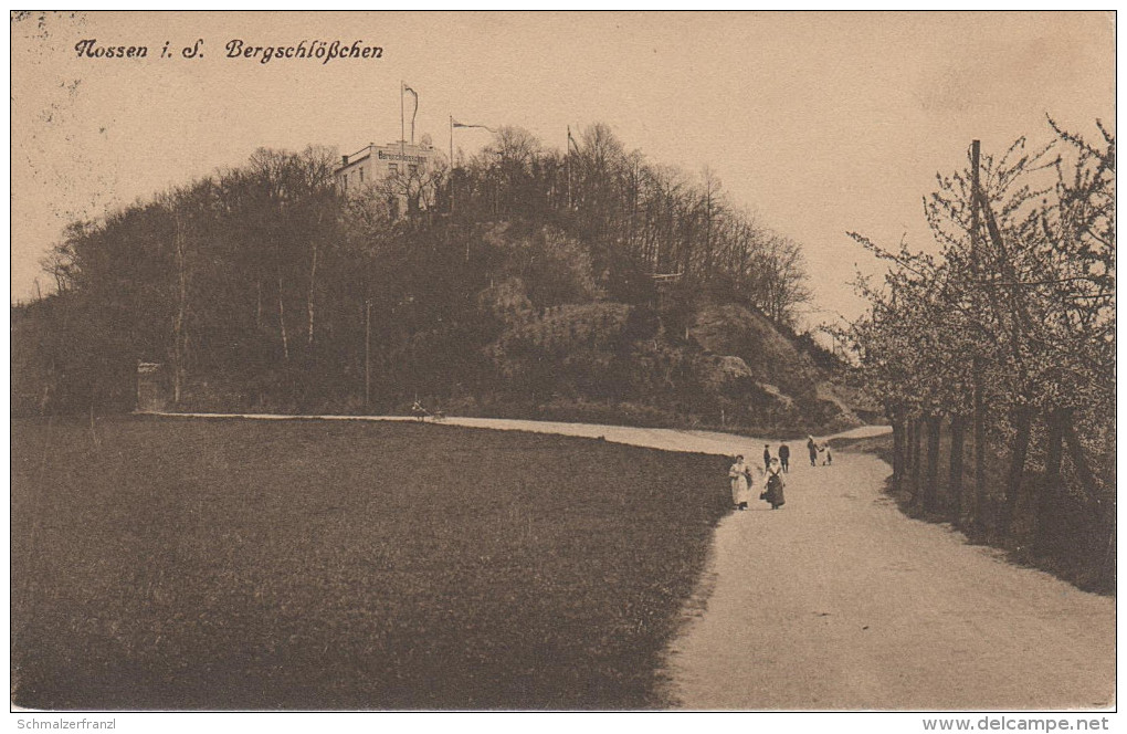 AK Bergschlösschen Gasthof Einsiedler ? Stempel Busch Bei Nossen Siebenlehn Deutschenbora Rosswein Triebischtal Marbach - Nossen