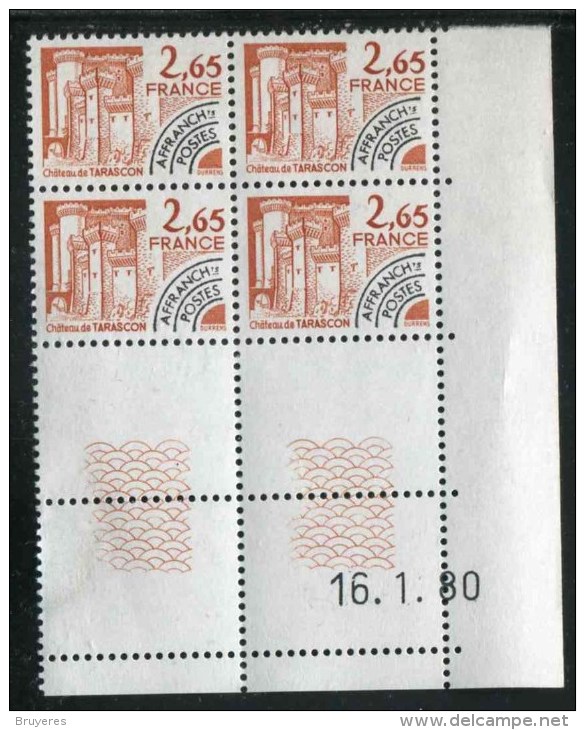 Bloc De 4 Timbres** De 1980  "2,65 - Préoblitéré" Avec Date 16. 1 .80 - Precancels