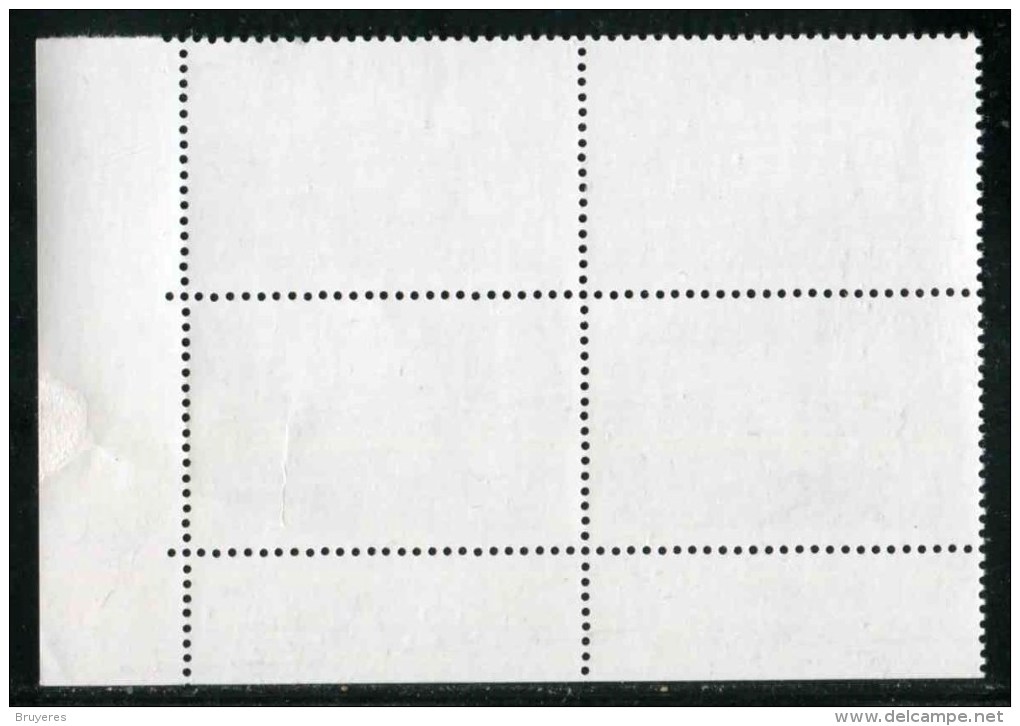 Bloc De 4 Timbres** De 1986  "3,40 F - Conseil De L´Europe" Avec Date 02.12.86 - Service