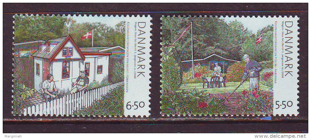 Denmark 2008. Gardens 2v. MNH. Pf.** - Nuevos