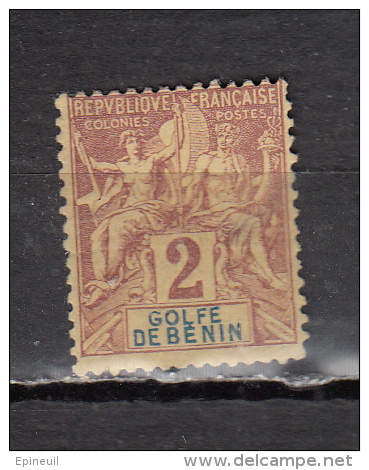BENIN * 1893 YT N° 21 - Ungebraucht