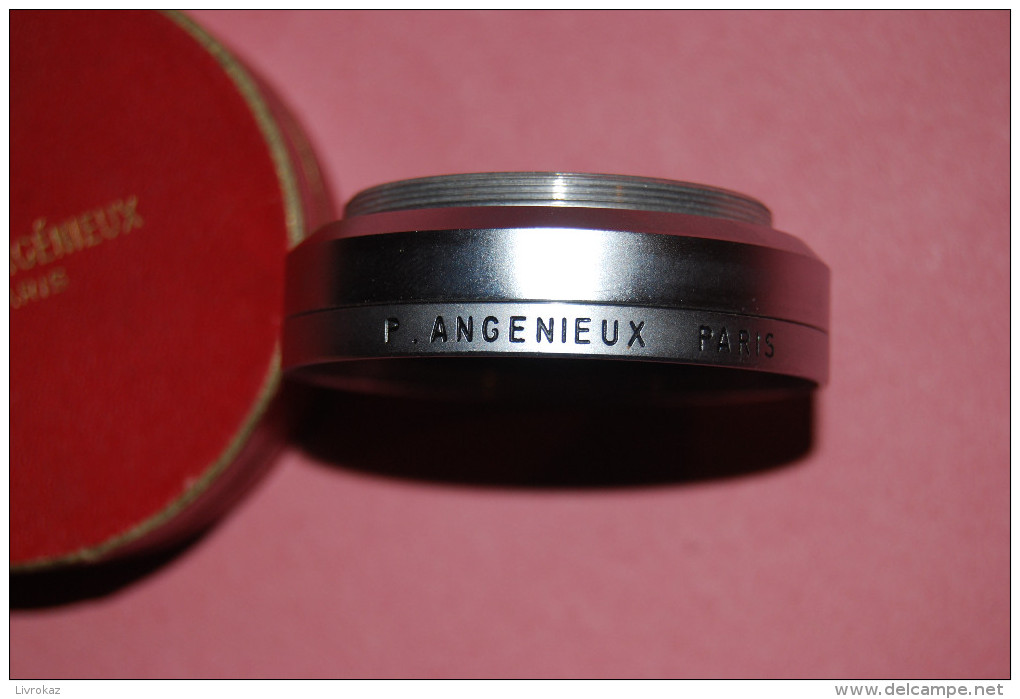 Paresoleil P. Angenieux Paris, Size 7, Diamètre 45 Mm, Très Bon état, Vendu Avec Sa Boîte De Transport - Material Y Accesorios