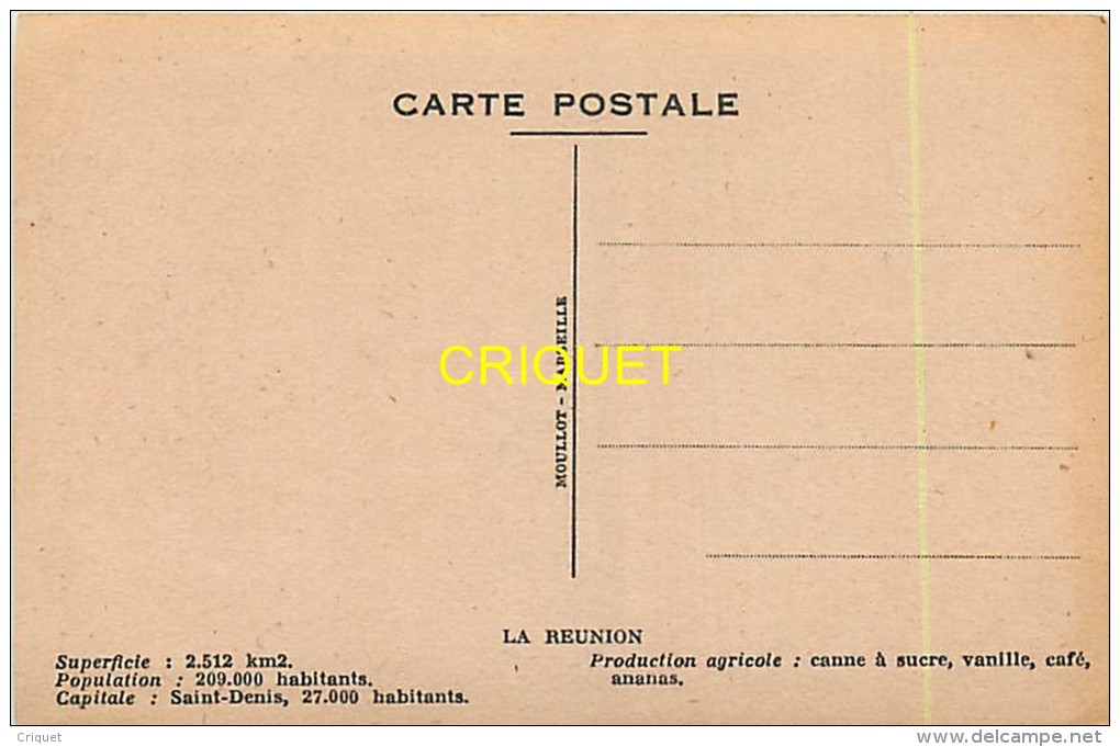 La Réunion, Illustrateur Sogno, Carte De L'Ile Et Mahé De La Bourdonnais, Voilier, Rose Des Vents... - Autres & Non Classés