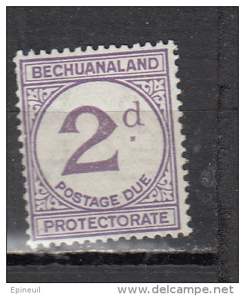 BECHUANALAND * YT  N° TAXE 6 - 1885-1964 Bechuanaland Protectorate