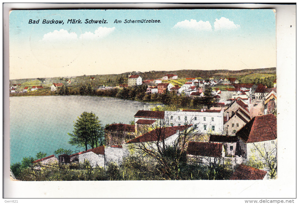 0-1276 BUCKOW, Am Schermützelsee, 1917 - Buckow