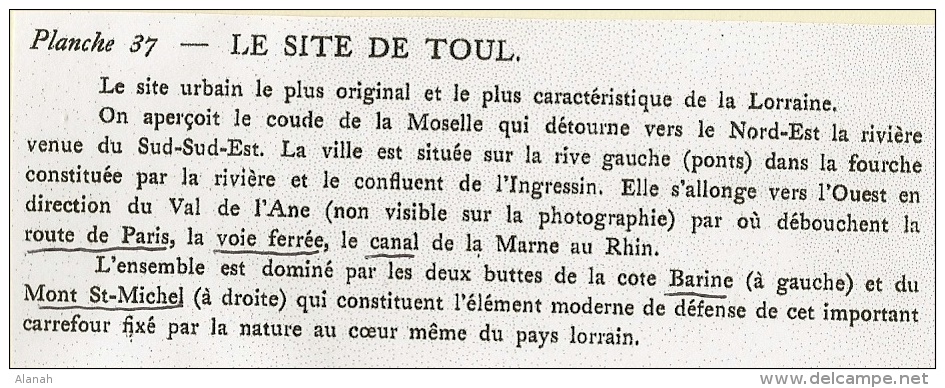 TOUL Vue Générale Voie Ferrée Barine Mont St Michel...() Meurthe Et Moselle (54) - Toul