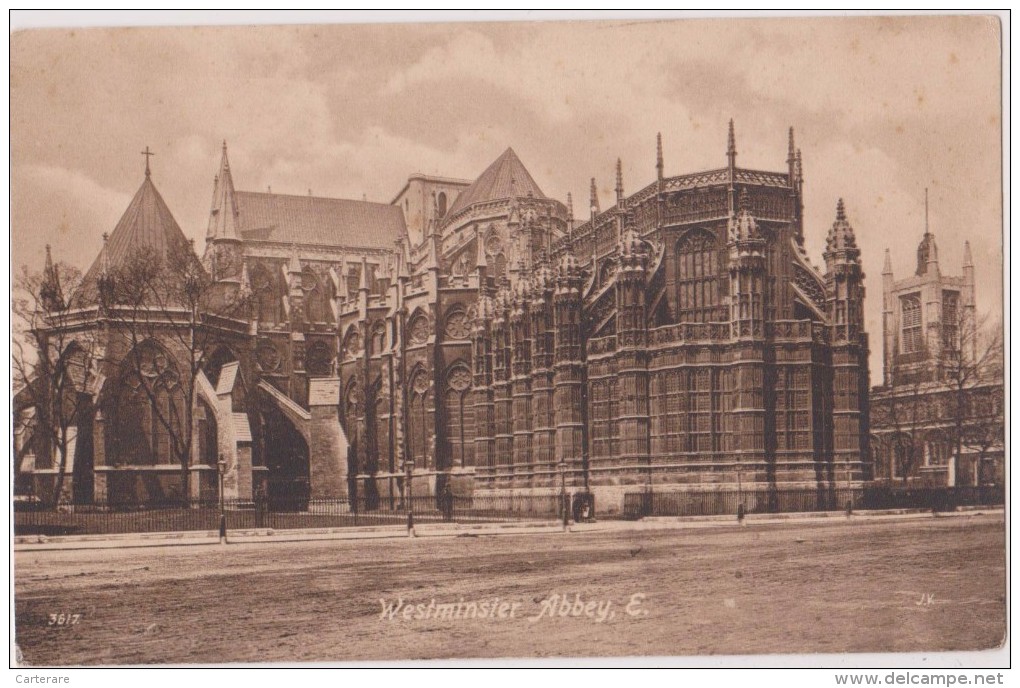 Carte Postale Ancienne,ROYAUME-UNI,UNIT ED KINGDOM,ENGLAND,LONDON ,westminster Abbey,cathédrale,abbey,19 00 - Westminster Abbey