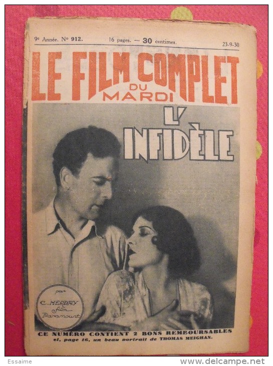 Revue Le Film Complet. 1930-1931. Une Revue à Choisir. - Cinéma/Télévision