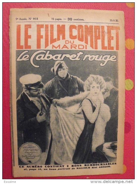 revue Le film complet. 1930-1931. Une revue à choisir.