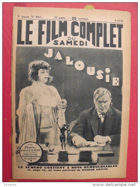 revue Le film complet. 1930-1931. Une revue à choisir.