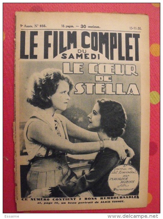 revue Le film complet. 1930-1931. Une revue à choisir.