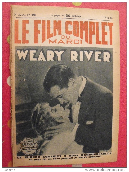 revue Le film complet. 1930-1931. Une revue à choisir.