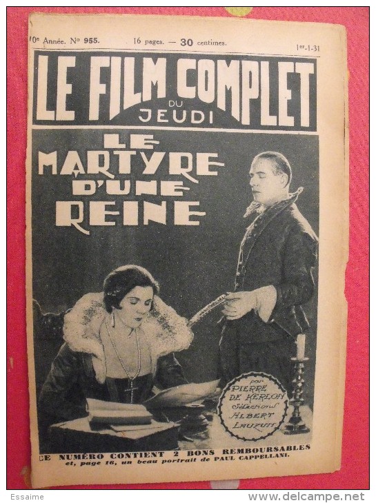 revue Le film complet. 1930-1931. Une revue à choisir.