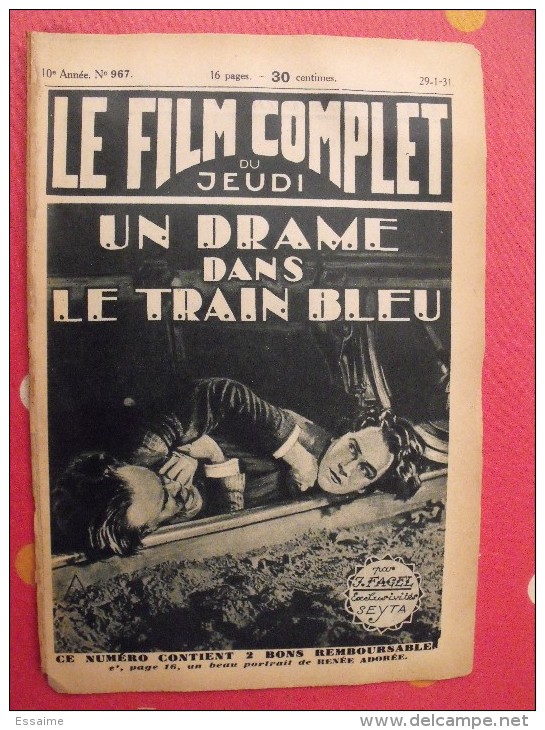 revue Le film complet. 1930-1931. Une revue à choisir.