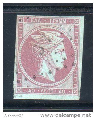 Grecia 1861-62  -- Testa Di Mercurio (Tiratura D´Atene) B° 15A -- US - Used Stamps