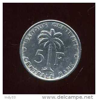 - MONNAIE DU CONGO BELGE . 1951/60 . 5 F. 1956 . - 1951-1960: Baudouin I