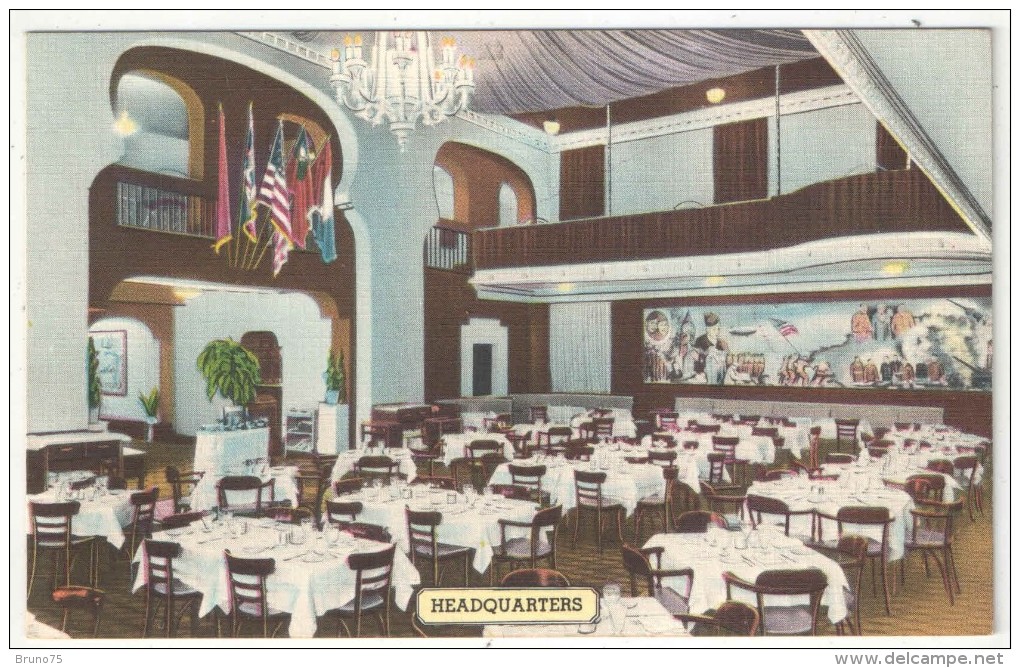 Headquarters Restaurant, 108 West 49th Street, New York, N.Y. - Cafés, Hôtels & Restaurants