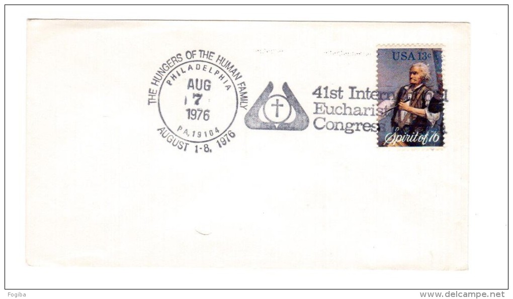 TR11    41° CONGRESSO EUCARISTICO - Eucharistic Congress - Philadelfia USA 1976 - Christianity