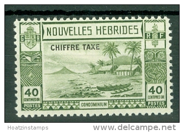 New Hebrides: 1938   Postage Due   SG FD68   40c   MH - Nuevos