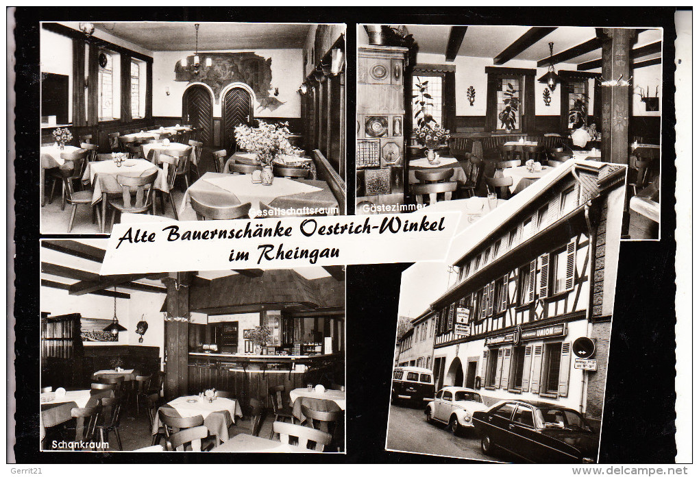 6227 OESTRICH - WINKEL, Alte Bauernschänke, VW-Käfer - Oestrich-Winkel