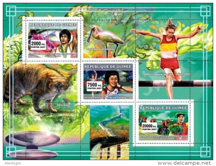 GUINEA 2007 - Gymnastics, Hiroyuki Tomita - YT 2876-8; Mi 4563-5 - Gymnastik