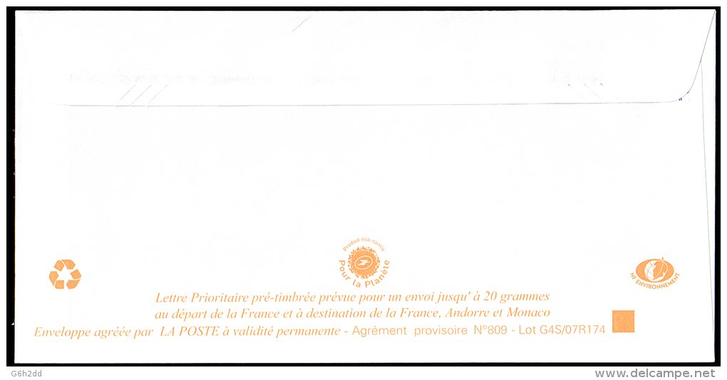 B1-030K- PAP Lamouche - Phil@poste - France Lettre Prioritaire - Prêts-à-poster:Overprinting/Lamouche