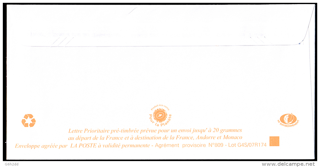 B1-030L- PAP Lamouche - Phil@poste - France Lettre Prioritaire - Prêts-à-poster:Overprinting/Lamouche