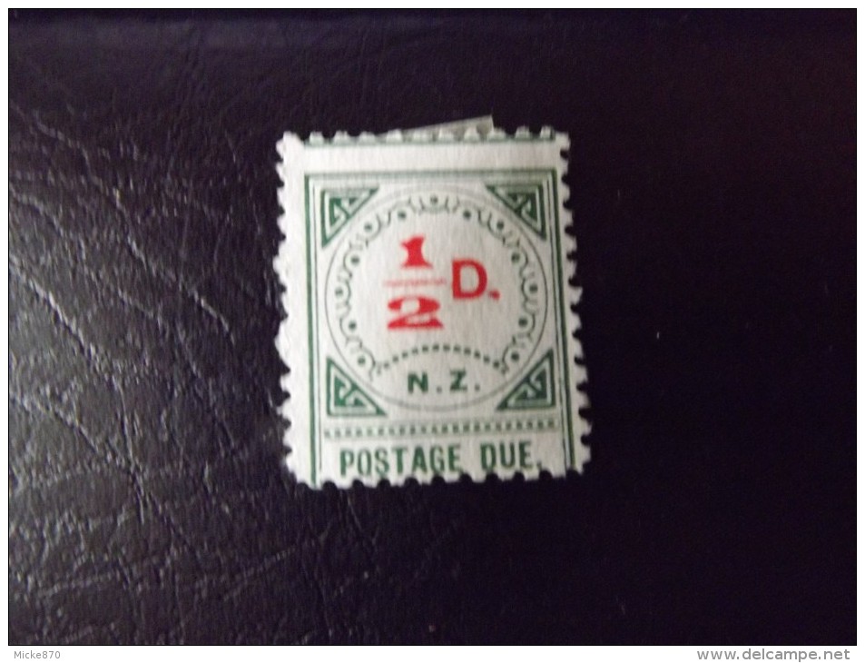 Nouvelle Zelande Taxe N°1a Neuf* - Timbres-taxe