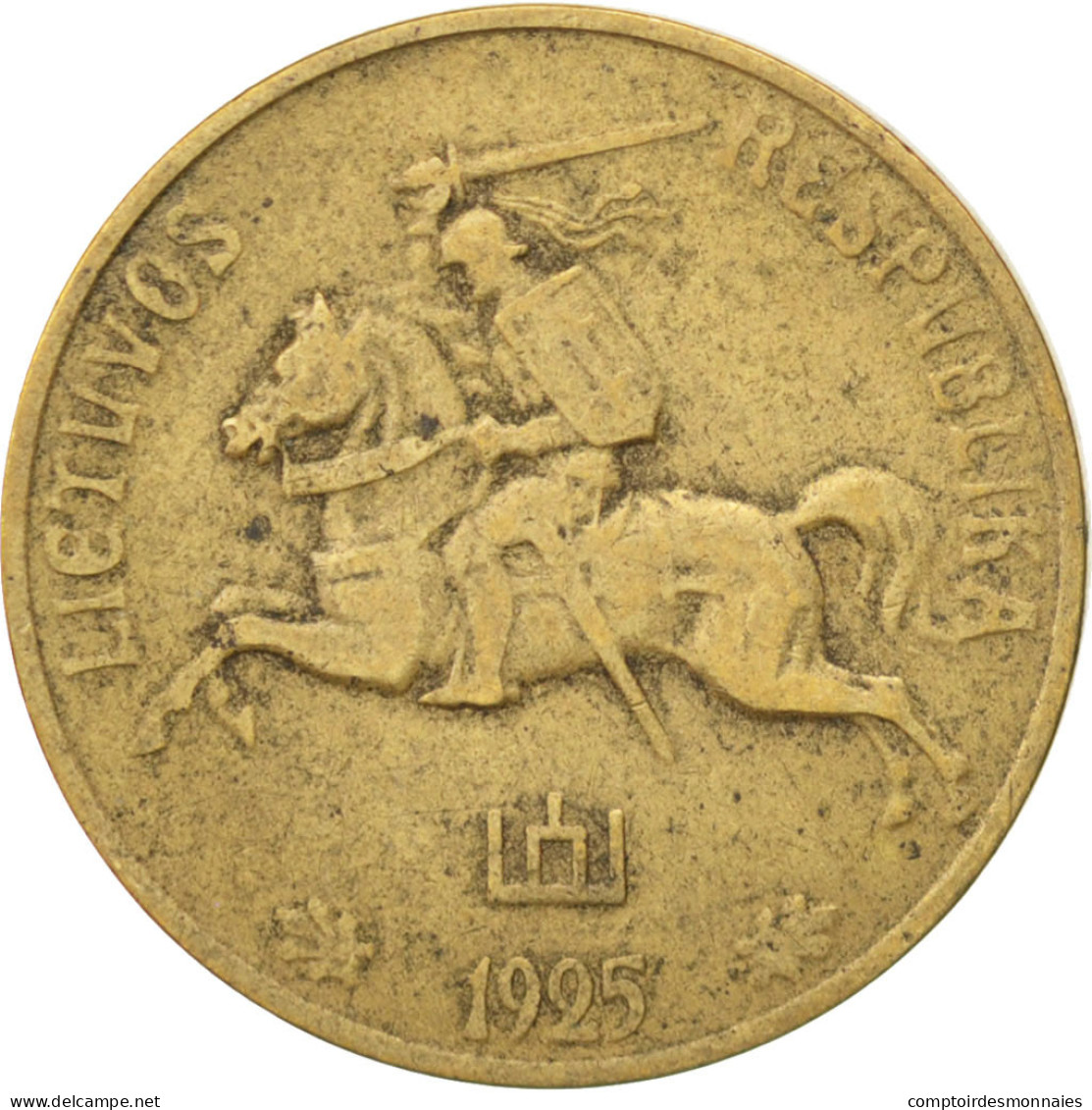 Monnaie, Lithuania, 20 Centu, 1925, TTB, Aluminum-Bronze, KM:74 - Lituania