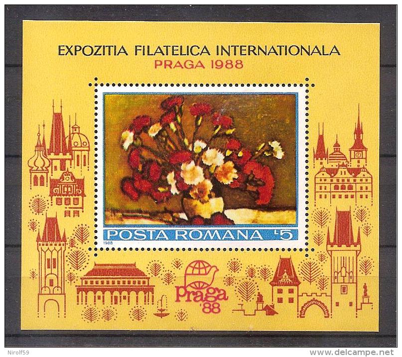 Romania 1988 - Praga '88(Philatelic Expo.) - Unused Stamps