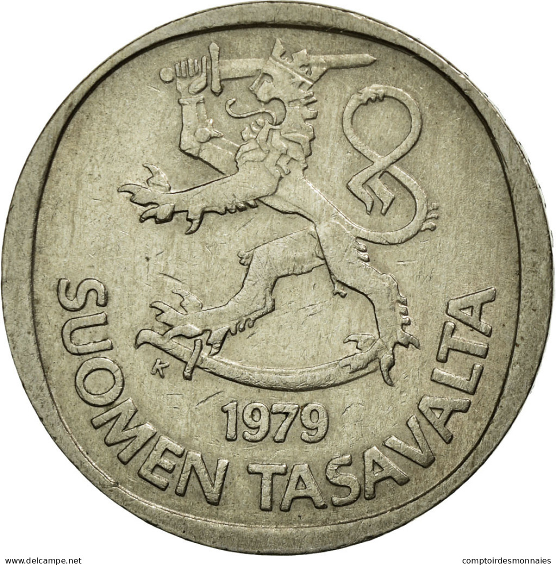 Monnaie, Finlande, Markka, 1979, TTB, Copper-nickel, KM:49a - Finlande