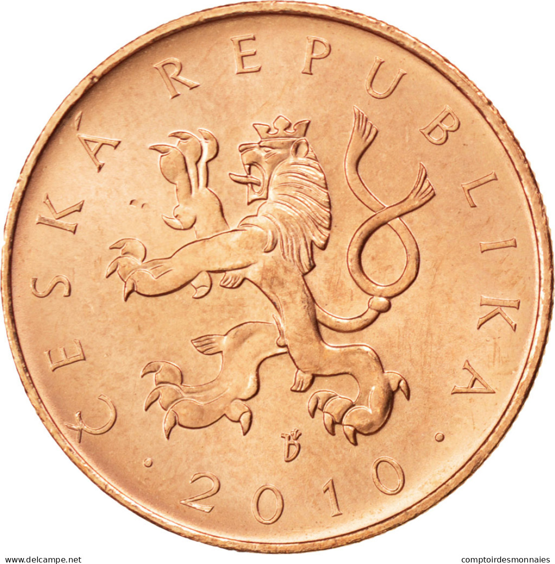 Monnaie, République Tchèque, 10 Korun, 2010, SPL, Copper Plated Steel, KM:4 - Tchéquie